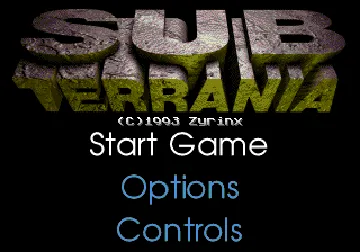 Sub-Terrania (Europe) screen shot title